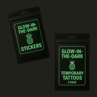 The Flirty Glow Box – Shirt, Stickers, Earrings, Temporary Tattoos
