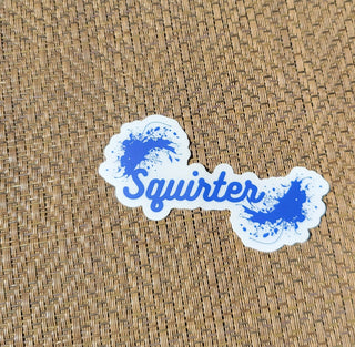 Squirter Lifestyle Sticker, Clear Squirter Sticker, Great for a Tumbler, Cups, Squirter Gift, Swinger Gift