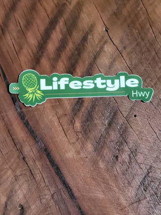 Lifestyle Hwy Upside Down Pineapple Sticker, Lifestyle Hwy, Swinger Sticker, Tumbler Sticker, Journal Sticker