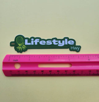 Lifestyle Hwy Upside Down Pineapple Sticker, Lifestyle Hwy, Swinger Sticker, Tumbler Sticker, Journal Sticker