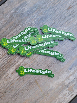 Lifestyle Hwy Upside Down Pineapple Sticker, Lifestyle Hwy, Swinger Sticker, Tumbler Sticker, Journal Sticker
