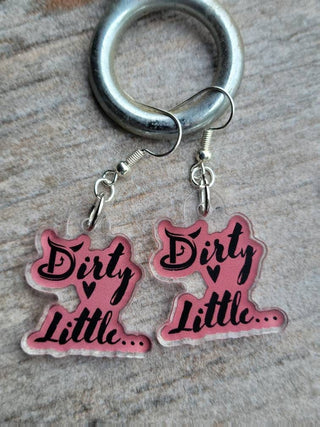 Sexy and Spicy Earrings, Date Night Earrings, Dirty Little Earrings, Hotwife Earrings, Lifestyle Earrings, Alternative Lifestyle, BDSM