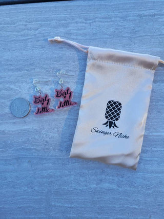 Sexy and Spicy Earrings, Date Night Earrings, Dirty Little Earrings, Hotwife Earrings, Lifestyle Earrings, Alternative Lifestyle, BDSM