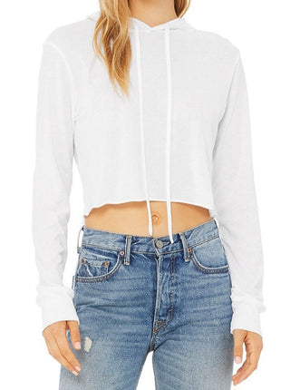 Women's Cropped Hoddie, Size M, Another Day In Paradise Swinging, White Shirt, Upside Down Pineapple Shirt for the Lifestyle