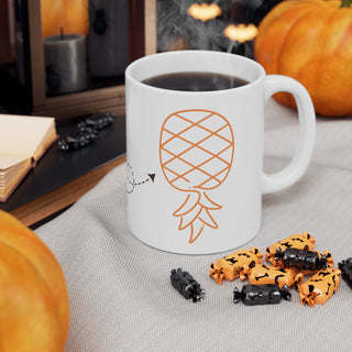 But first coffee with an upside down pineapple for the Swinger Lifestyle / Ceramic Mug 11oz