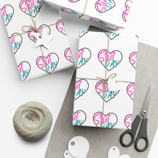 Slut Day Gift Wrap Papers / Two Paper Finish Options