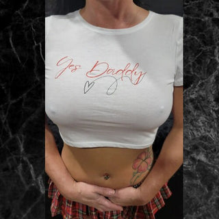 Playful Crop Top with a Hint of Kink for the BDSM Community / We TShirt Contest