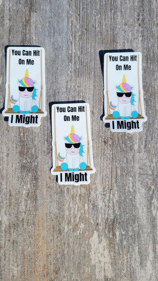 Magnet: Unicorn Lifestyle / 3" x 5" Size / Swinging Unicorn for the Swinger Lifestyle