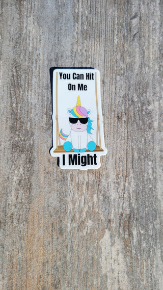 Magnet: Unicorn Lifestyle / 3" x 5" Size / Swinging Unicorn for the Swinger Lifestyle
