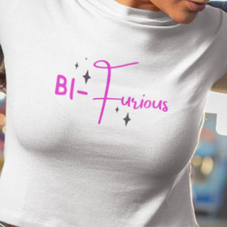 Bi-Furious Crop Top, Unapologetically Bi-Furious Crop Top: Flaunt Your Pride in Style LGBTQ