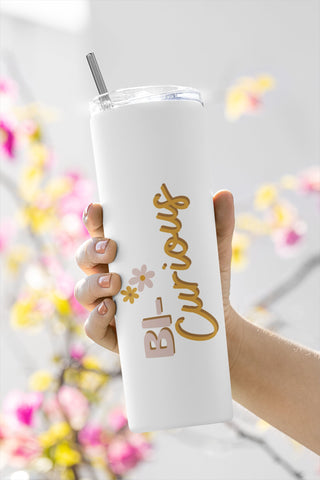 Bi Pride Tumbler for the bi selective, bi curious, bi situational, and bi furious / Bi Pride Drinkware, Pride Tumbler