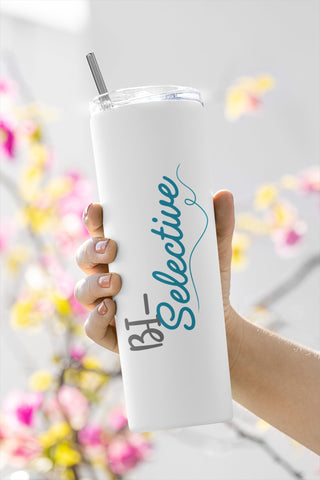 Bi Pride Tumbler for the bi selective, bi curious, bi situational, and bi furious / Bi Pride Drinkware, Pride Tumbler