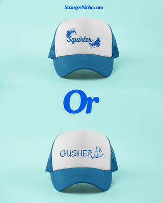 Squirter or Gusher Trucker Hat , Adjustable