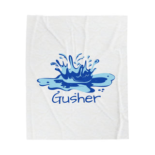 Gusher Velveteen Plush Blanket, Squirter Blanket, Very Soft Adult Blanket For Any Lifestyle, 3 Size Options